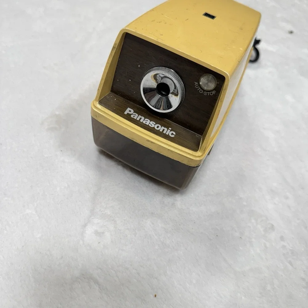 Vintage Panasonic KP-33 Electric Pencil Sharpener Auto-Stop